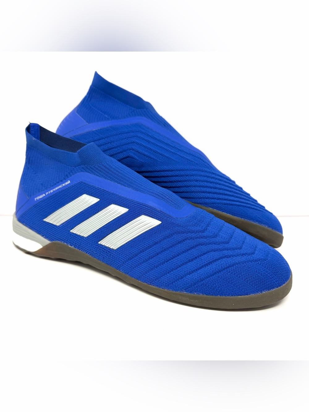 Adidas x Gosha Rubchinsky Men’s GR Predator Boost TR Sz 11 Blue Soccer Shoes EUC